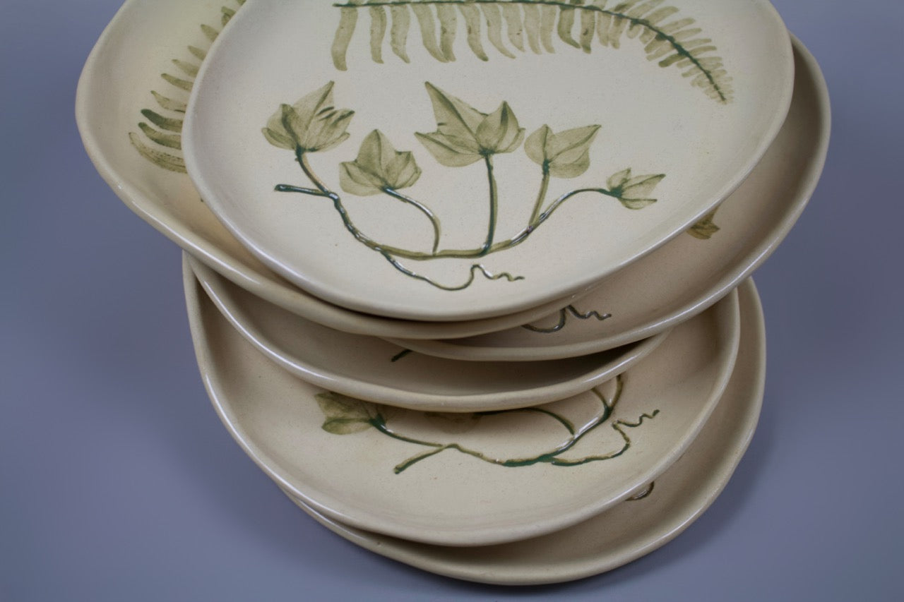 Ivy and Fern Plate