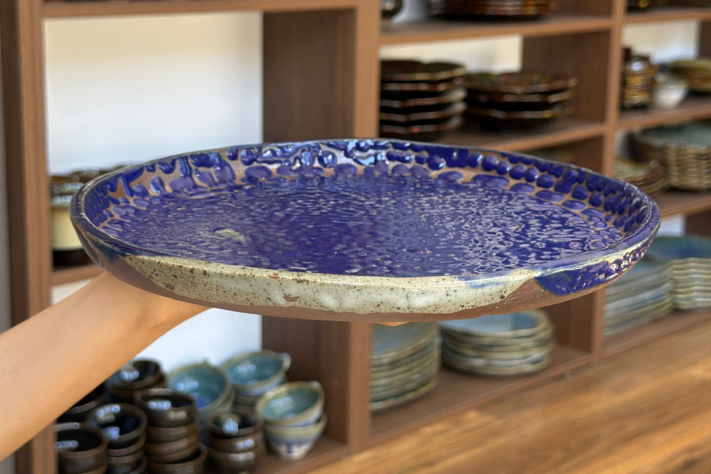 Woodfired Blue Plate