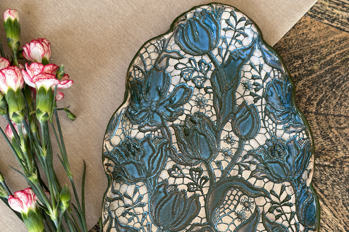 Large Oval-Shaped Platter