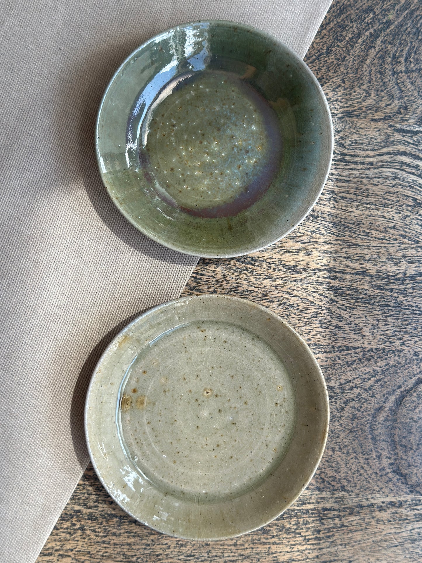 Woodfired Crackle Glaze Plate