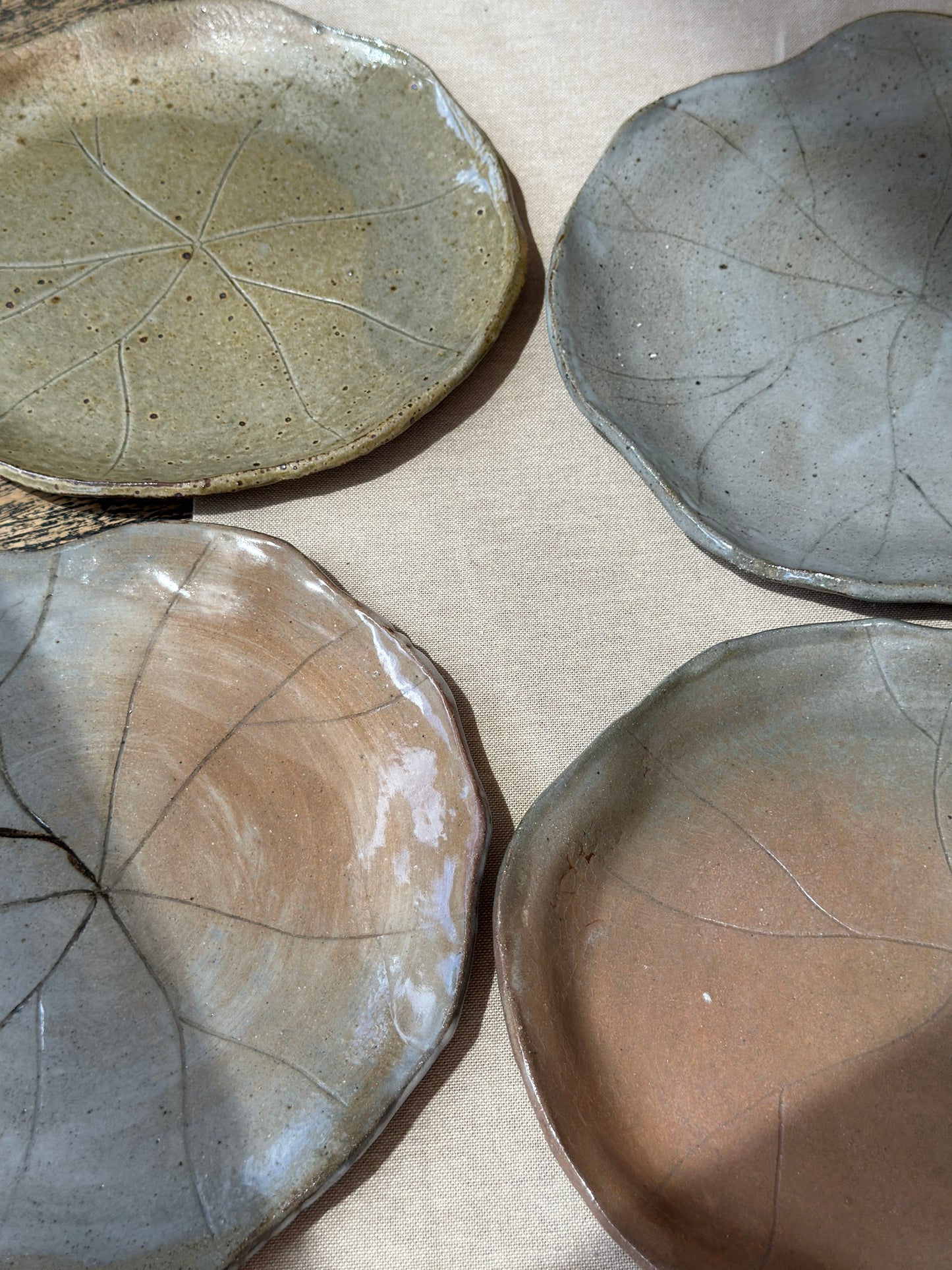 Woodfired Lotus Leave Plate