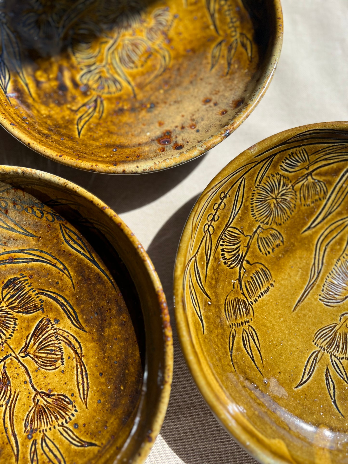 Woodfired Bottle Brush Plate