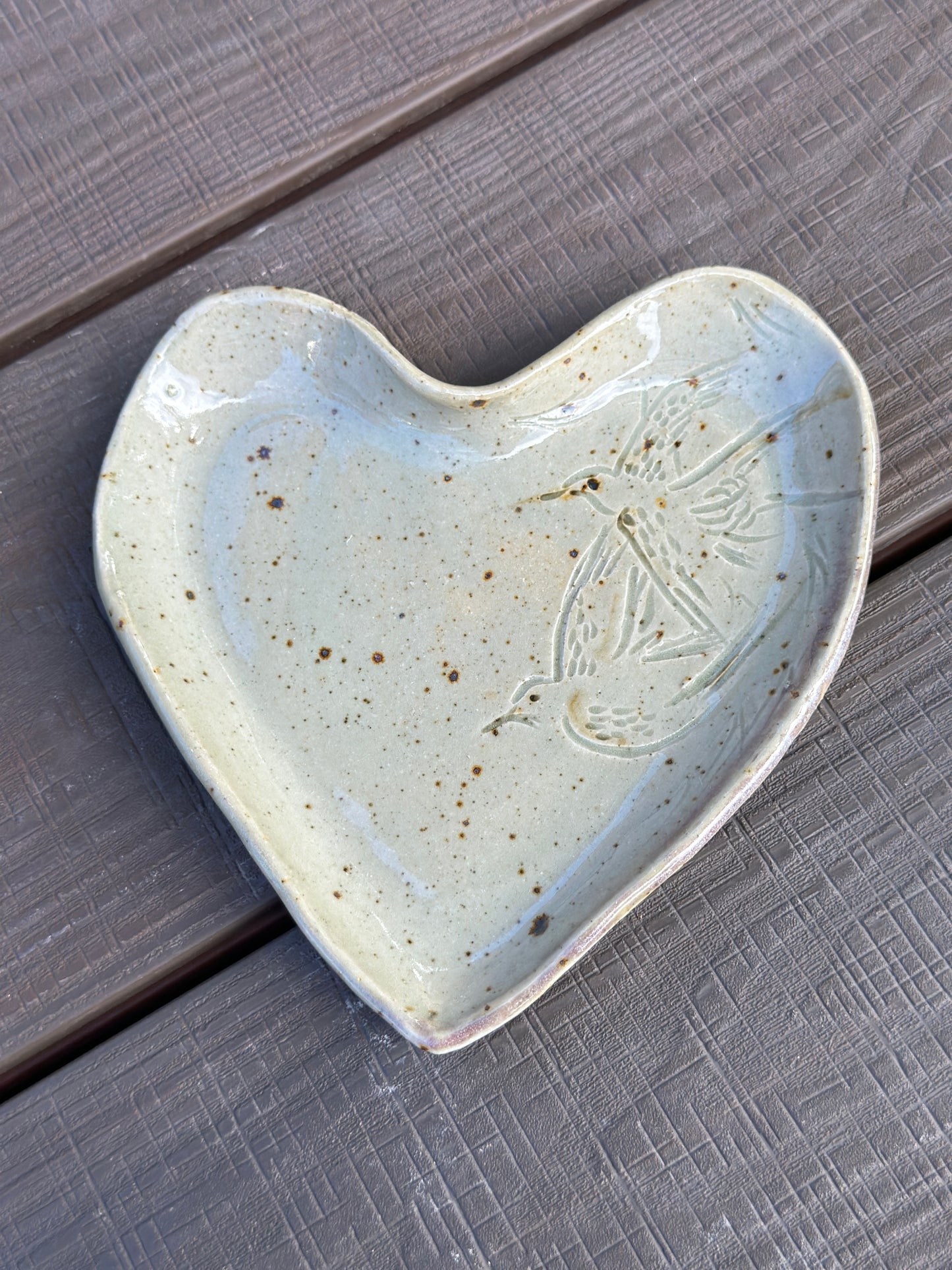 Woodfired Heart Shaped Plates