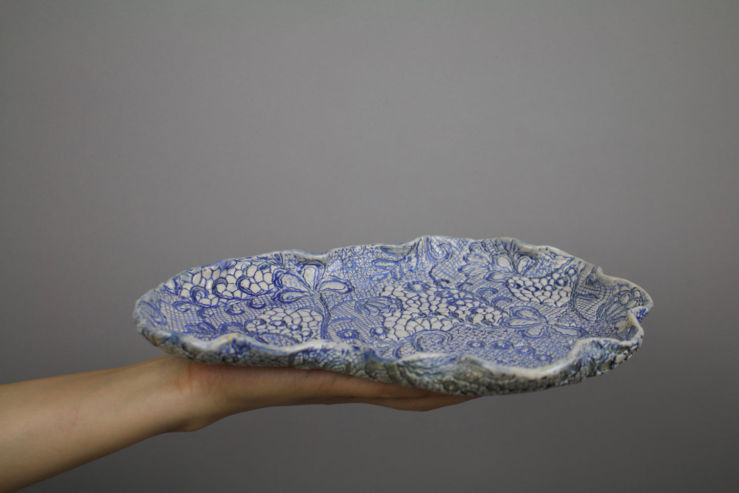 Small Cloud-Shaped Venetian Platter