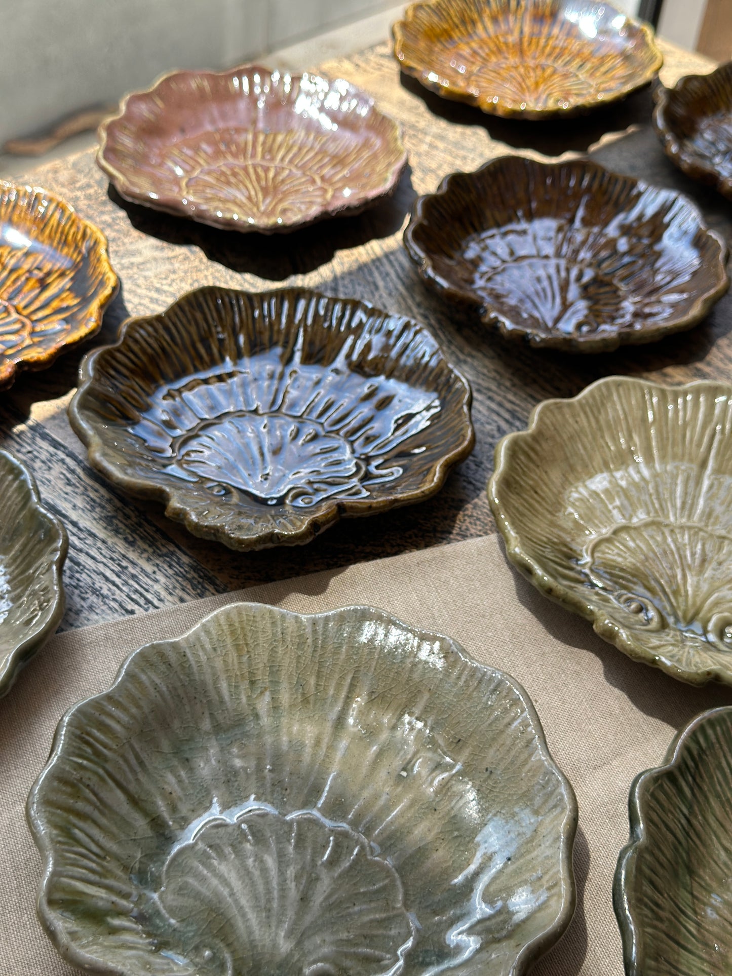 Woodfired Shell Shaped Plate