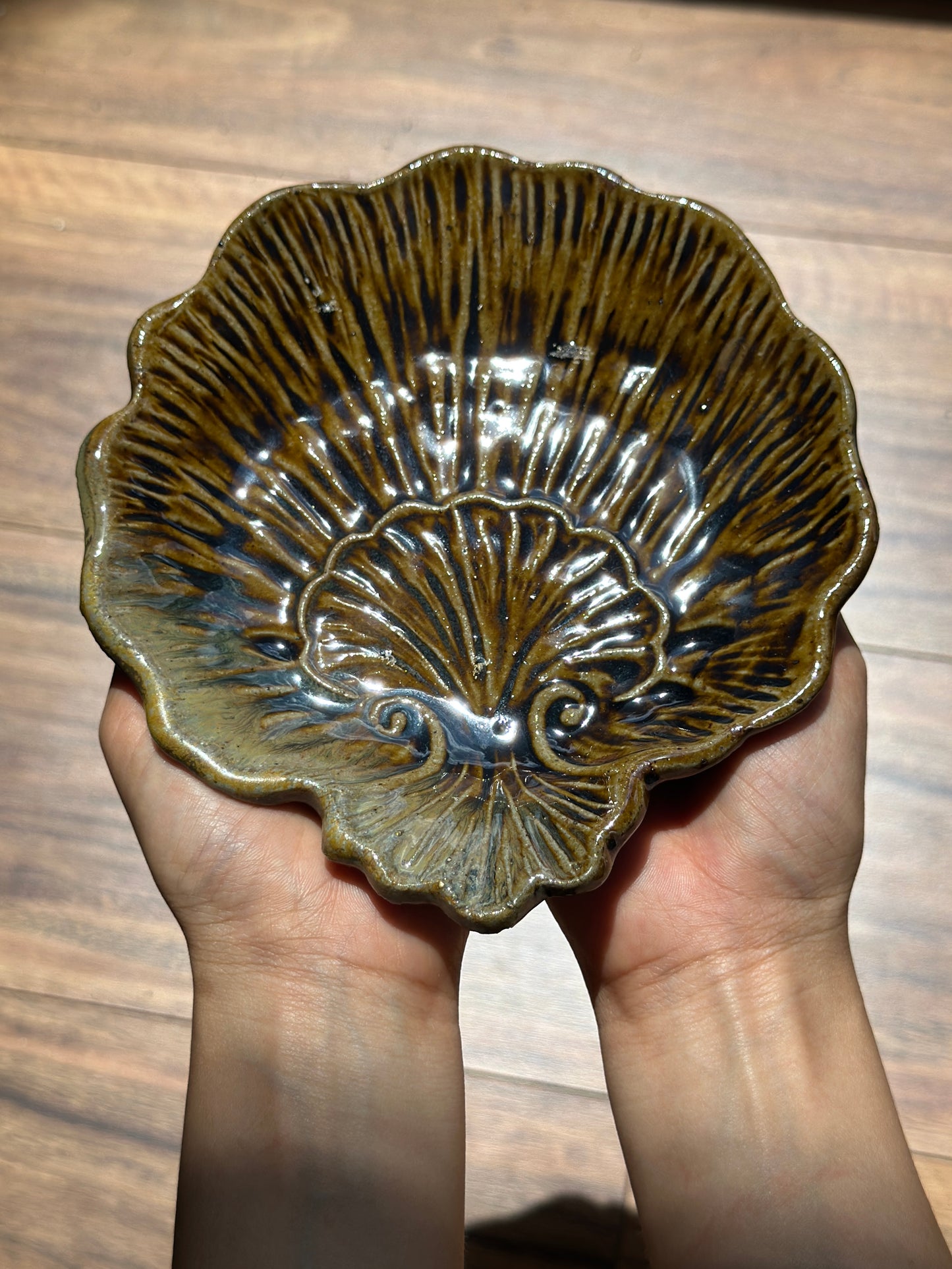 Woodfired Shell Shaped Plate