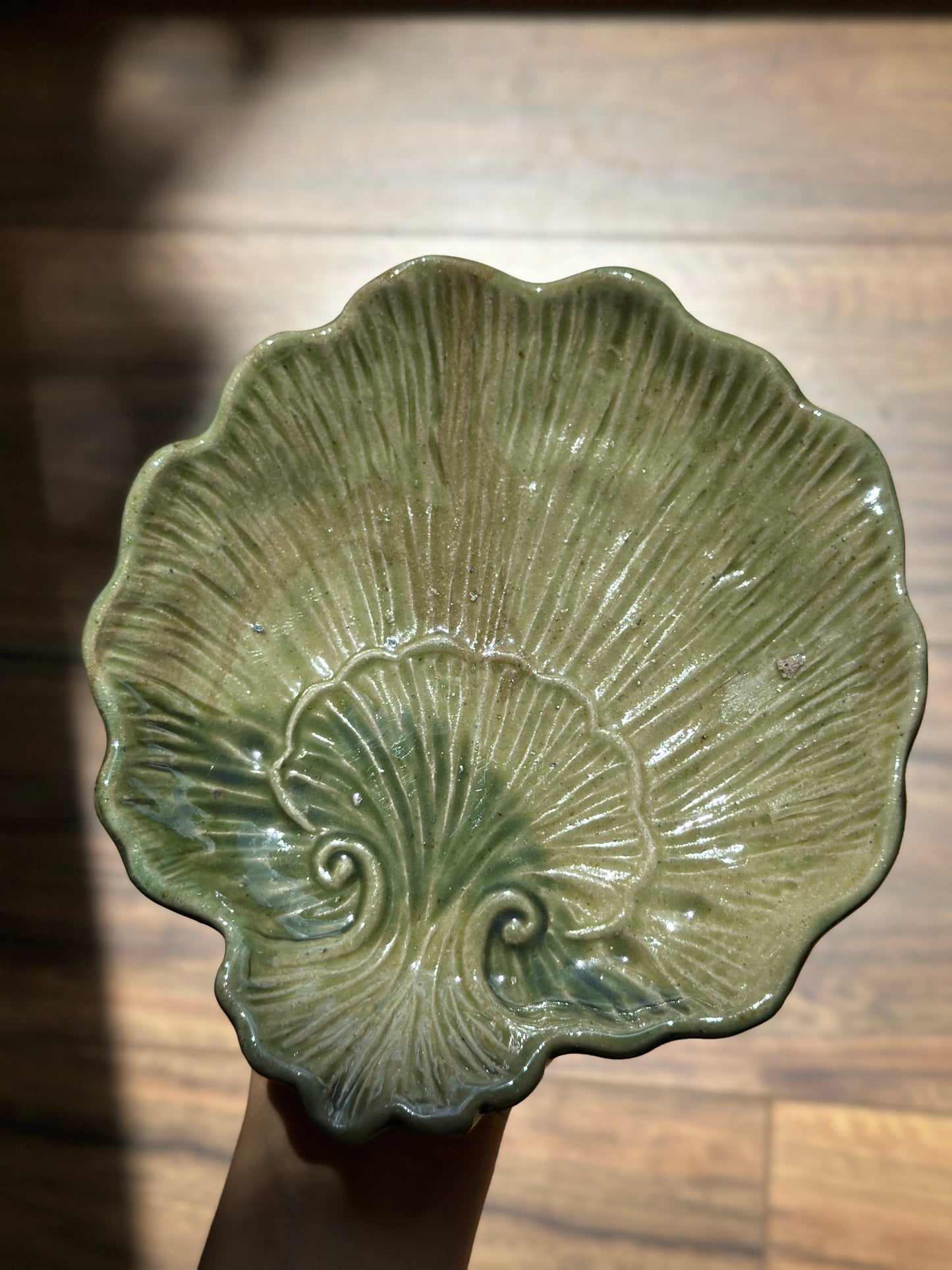 Woodfired Shell Shaped Plate
