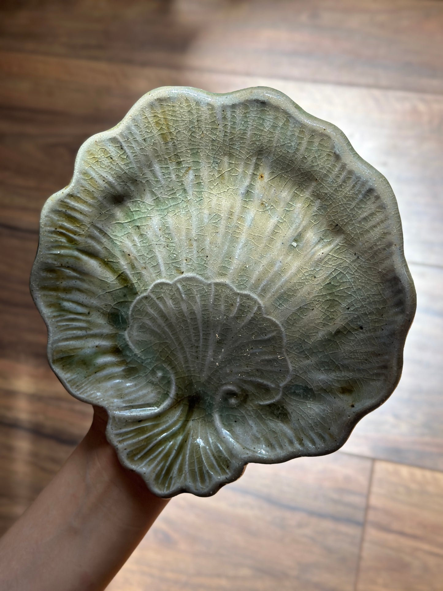 Woodfired Shell Shaped Plate