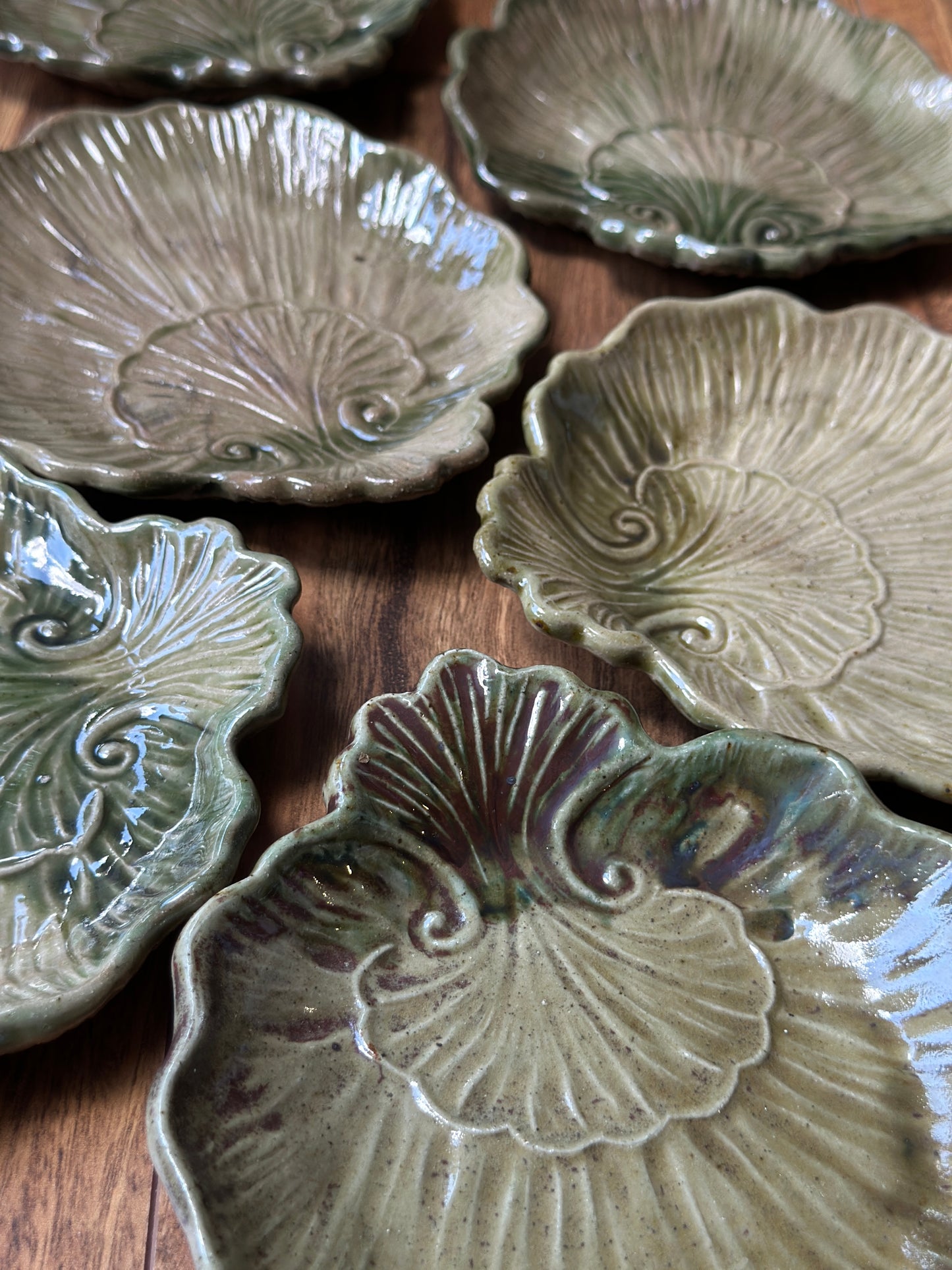 Woodfired Shell Shaped Plate
