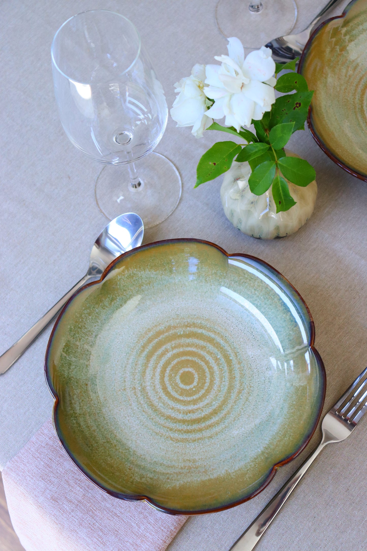 Golden Pearl Dinner Plate